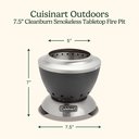 Ver imagem 2 de Cuisinart Fire Pit de Mesa 7.5" Cleanburn Smokeless com Base Removível