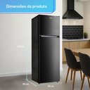 Ver imagem 4 de Geladeira Refrigerador Hq Defrost 290 Litros Preto Hq-290rdf