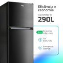 Ver imagem 5 de Geladeira Refrigerador Hq Defrost 290 Litros Preto Hq-290rdf