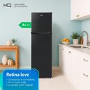 Ver mais imagens de Geladeira Refrigerador Hq Defrost 290 Litros Preto Hq-290rdf