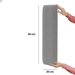 Painel Modulado Nashira 140 / N-038 Bouclê Cinza - 4