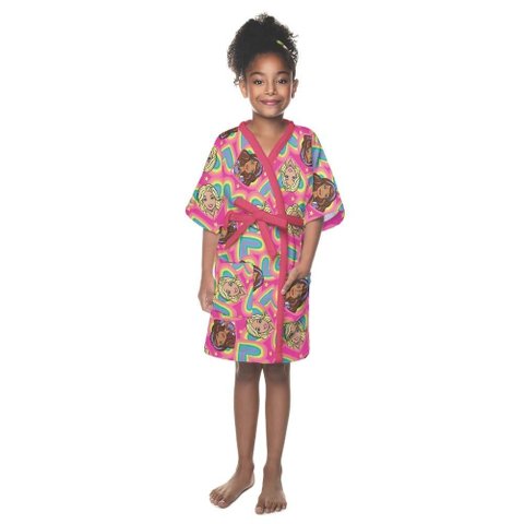 Roupão Aveludado Lepper Estampado Personagens Infantil Barbie G