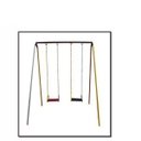 Ver imagem 1 de Balanço americano 02 Lugares com 2,50 Metros de Altura