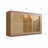 Cozinha Modulada 11 Peças 15 Portas 6 Gavetas com Divisor de Talheres 1 Nicho para Forno Viena  - 5