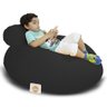 Puff G-pouf Mini Cor Preto - Tecido Externo Poliamida - 6