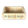 Cesta de Pães Pão Nosso de Cada Dia Porta pão bandeja - 2