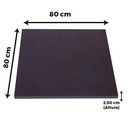 Ver imagem 2 de Tampo Quadrado 80 cm (Largura) P25 Pandin MDP 2,50 cm (Altura) Cor Preto