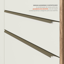 Ver mais imagens de Cozinha Completa 11 Peças com Torre Quente 6 Gaveta em MDF Viena Louro Freijó Argila