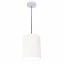 Ver imagem 1 de Lustre Luminária Pendente Vivare Free Lux Pe-4104br Cúpula em Tecido 15x25cm