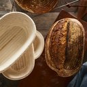 Ver imagem 4 de Cesta Para Fermentar Pão Oval Banneton De Vine 27X13Cm Ibili