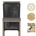 Ver imagem 3 de Mesa Bistro e 4 Banquetas Roma Fendi Corda Náutica 11 Trama Original