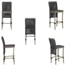 Ver imagem 5 de Mesa Bistro e 4 Banquetas Roma Fendi Corda Náutica 11 Trama Original