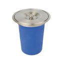 Ver imagem 2 de Lixeira de Embutir para Bancada 8L Inox Addra
