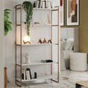 Ver imagem 1 de Estante Industrial Multiuso Guaecá 180x95 Cobre/branco