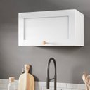 Ver imagem 1 de Armário Aéreo 1 Porta Basculante 60cm Arizona CabeCasa MadeiraOriginals Branco