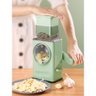 Multiprocessador Cortador Faitador Legumes Alimentos Manual 3 em 1 Triturador Verduras Cozinha - 9