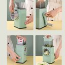 Ver mais imagens de Multiprocessador Cortador Faitador Legumes Alimentos Manual 3 em 1 Triturador Verduras Cozinha