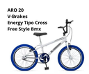 Ver imagem 2 de Bicicleta Energy Cross F.style-aro 20-branco/azul-ello Bike