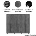 Ver imagem 3 de Guarda-roupa Casal 6 Portas 3 Gavetas 100% Mdf Dukai Nature/fendi