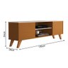 Rack para Sala Tv Bancada Aparador Helena Ypê Off White - 4