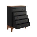 Ver imagem 4 de Cômoda 5 Gavetas - Preto