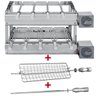 Churrasqueira Giratória Artinox Grill com 9 Espetos, 2 andares e 2 Motores Bivolt do Lado Direito +  - 2