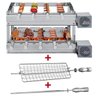 Churrasqueira Giratória Artinox Grill com 9 Espetos, 2 andares e 2 Motores Bivolt do Lado Direito +  - 1