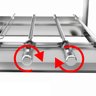 Churrasqueira Giratória Artinox Grill com 9 Espetos, 2 andares e 2 Motores Bivolt do Lado Direito +  - 5