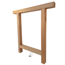 Ver imagem 5 de 2 Cavaletes Apoio Obra Mesa Pe Madeira Eucalipto Reforçado