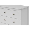 Ver imagem 5 de Cômoda Casal Horizontal Maggiore C/ 6 Gavetas Amendoa/off White - Lopas