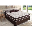 Ver imagem 1 de Cama Box Casal + Colchão de Molas Prime Colchões Classic Superlastic 138x188x64 Marrom