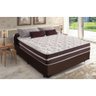 Cama Box Casal + Colchão de Molas Prime Colchões Classic Superlastic 138x188x64 Marrom - 1