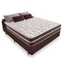 Ver imagem 3 de Cama Box Casal + Colchão de Molas Prime Colchões Classic Superlastic 138x188x64 Marrom