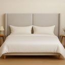 Ver imagem 5 de Cabeceira Cama King 210cm Estofada Linho ou Veludo Editável Cor:Linho Philips Alumínio Linho