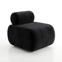 Ver imagem 5 de Poltrona para Sala KIT2 Orgânica 60 cm Base Fixa Zarah Decorativa Suede D03 - D'Rossi
