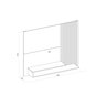 Painel Para Tv Ate 50 Polegadas Ripado 2 Prateleiras Nando - 7