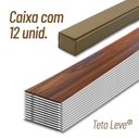 Ver imagem 4 de Kit 12 Barras Forro Teto Leve Base de Polímero PEAD Jacarandá 295cm x 25cm x 0,7cm de Espessura Formaco Decor Marrom/Médio