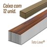Kit 12 barras Forro Teto Leve Base de Polímero Pead Jacarandá 295cm X 25cm x 0,7cm de Espessura Formaco Decor - 4