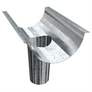 Calha Redonda C-33 com Bocal Calha Front Calha Frontal