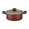 Jogo De Panela Tramontina Califórnia 7 Peças Quantum Bordô - 5
