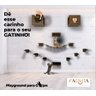 Playground para Gatos com 2 Casinhas e 6 Degraus MDF Facilita Playground P/gatos - 2