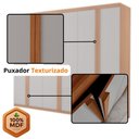 Ver imagem 7 de Guarda Roupa Casal Ortiz MDF com 6 Portas 2 Gavetas Moderna Mobília