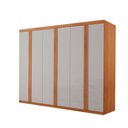Ver imagem 3 de Guarda Roupa Casal Ortiz MDF com 6 Portas 2 Gavetas Moderna Mobília