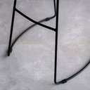 Ver imagem 5 de Kit 8 Banquetas Alta Astra com Encosto Base Metálica - Pallazio