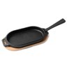 Chapa de Ferro Fundido Ooni Sizzler com Base de Madeira - 1