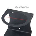 Ver imagem 5 de Suporte Porta 1 Frasco Borrifador Alcool em Gel Apoio Parede