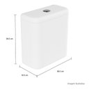 Ver imagem 3 de Caixa Acoplada Deca com Acionamento Duo para Bacias Carrara Nuova Branco