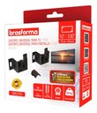 Ver imagem 1 de Suporte para Tv /monitor de 10 até 100 Preto Brasforma Sbru750