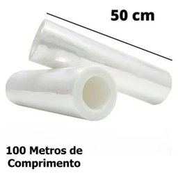 Filme Strech Tubo Rolo 500X25 Paletização Carga Transparente - 4