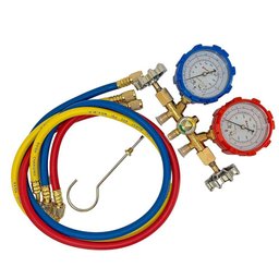 Manifold 1/4 com Mangueira 90cm R410 Suryha 80150.033 - 2